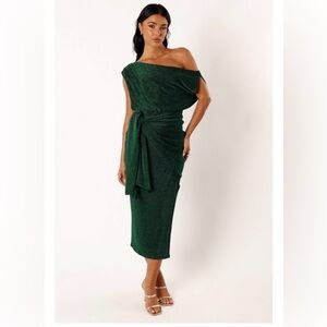 Petal & Pup Green Midi Dress